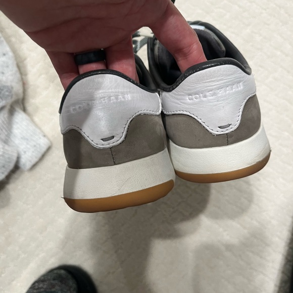 Cole Haan Grand Series leather sneakers in gray Sz10 - Picture 2 of 4